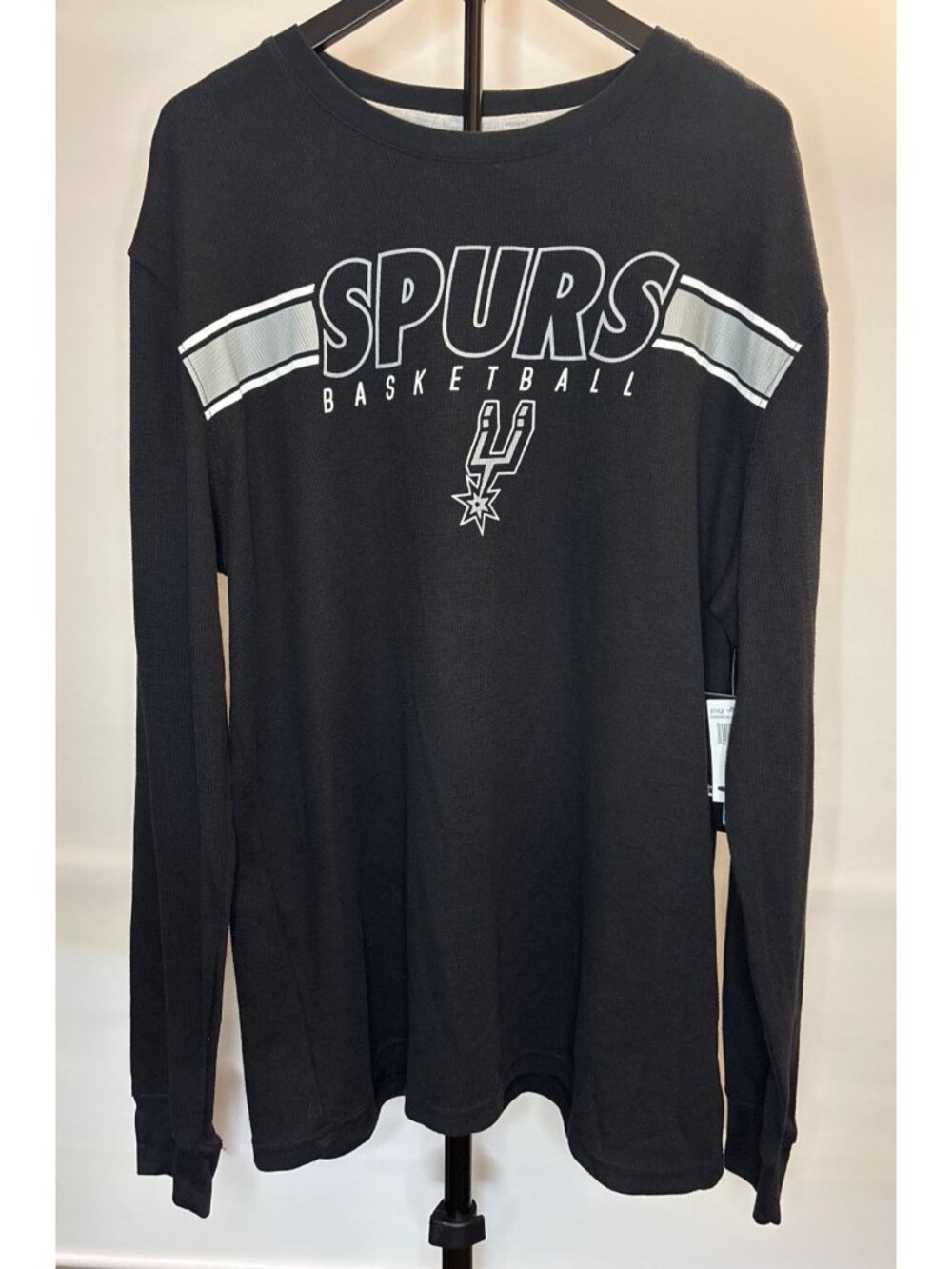 NBA San Antonio Spurs Long-Sleeve Shirt Black XL Basketball Spurs Basketball - Picture 5 of 16